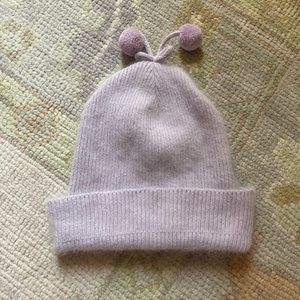 Angora Blend Lilac Beanie